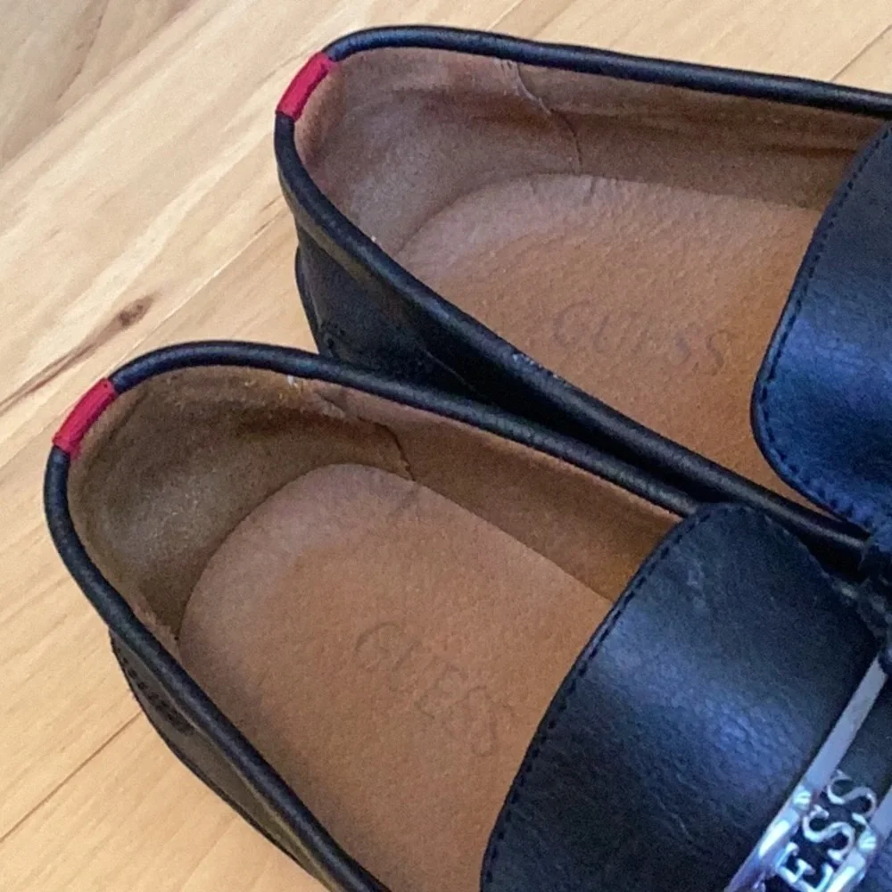 Guess Black slip on, loafers for men. Size 9.5
